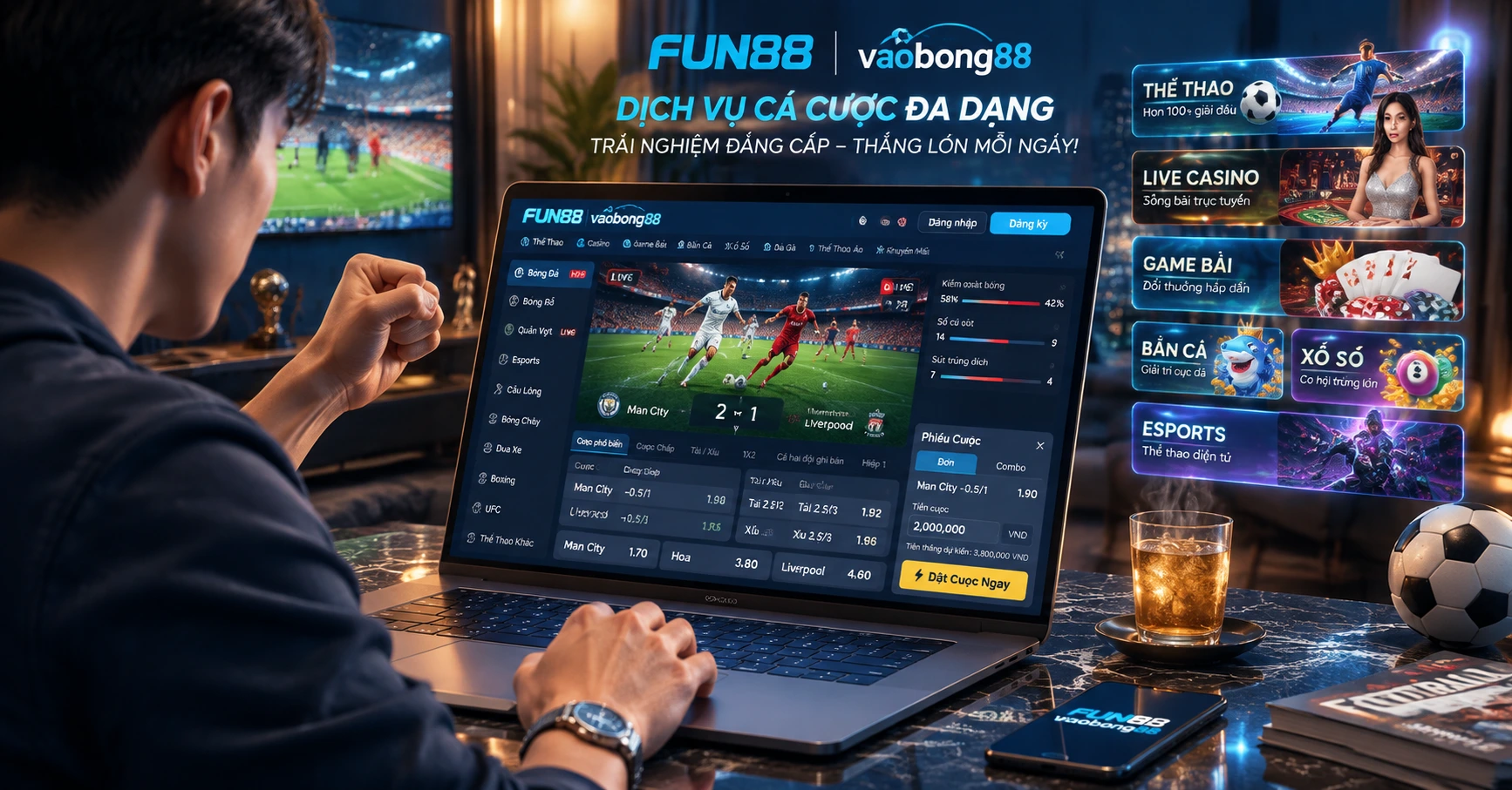 Tổng quan về fun88 vaobong88 - image 3
